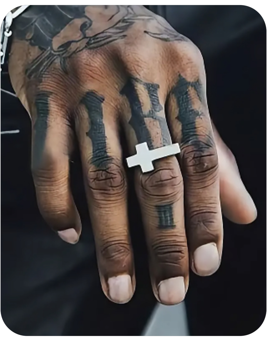 Ring with Christian Cross