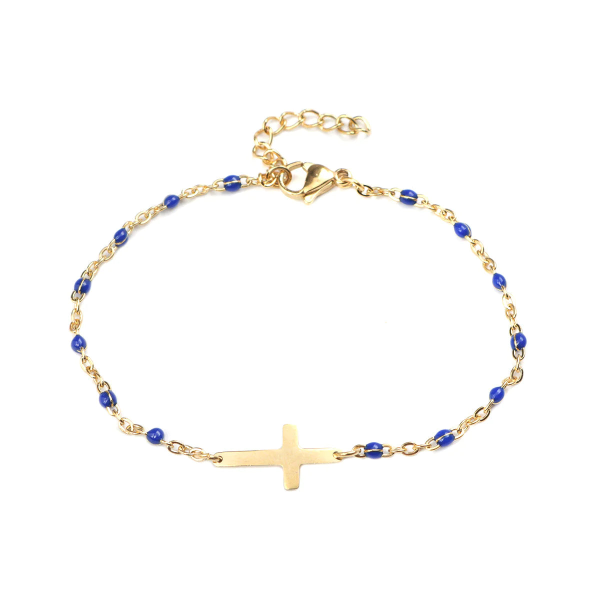 Colorful Bracelet with Cross