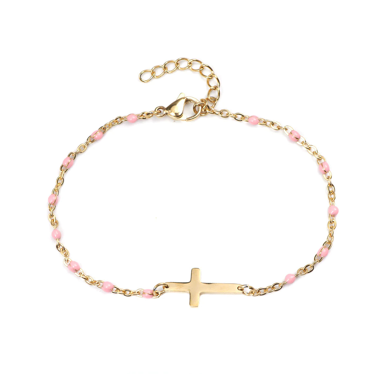 Colorful Bracelet with Cross