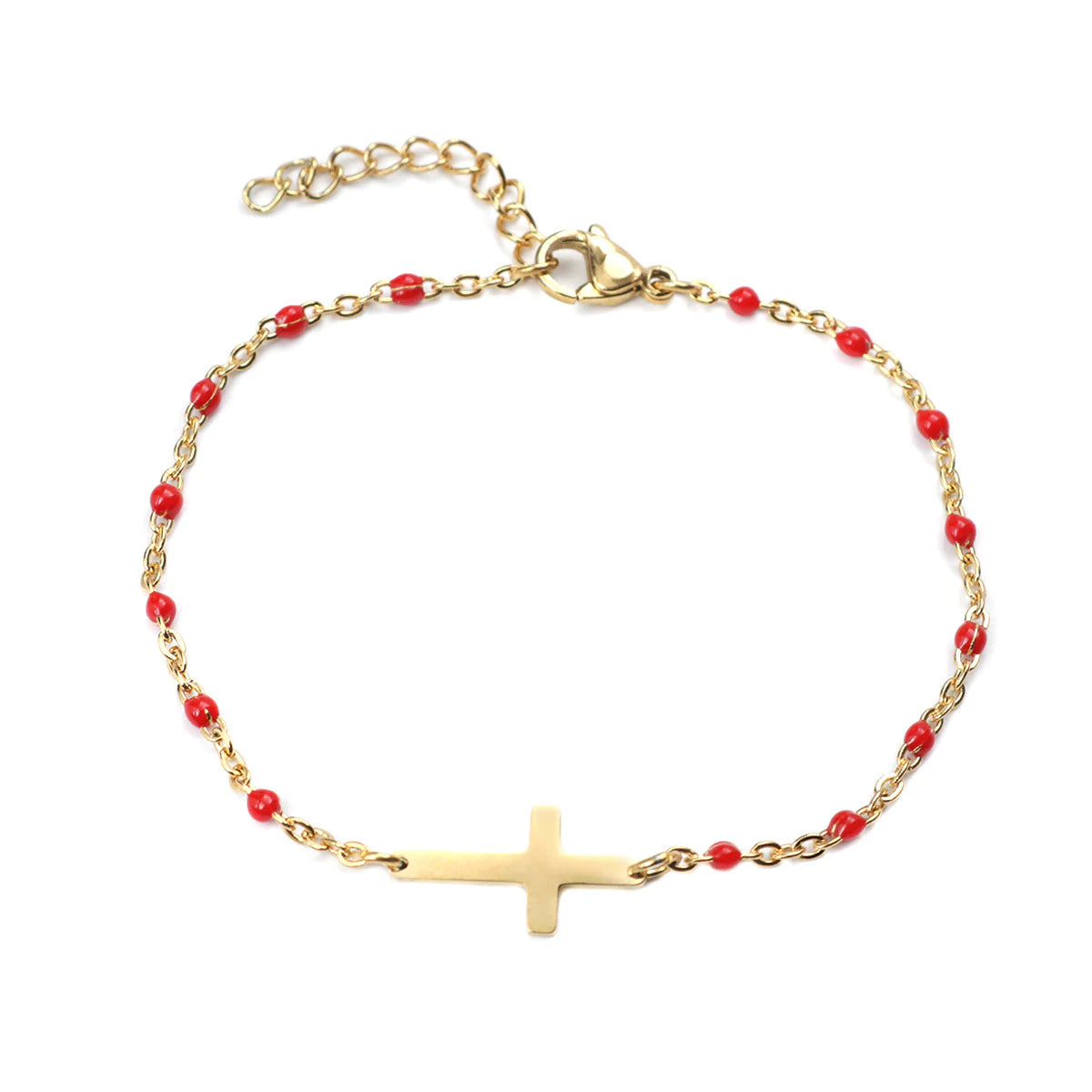 Colorful Bracelet with Cross